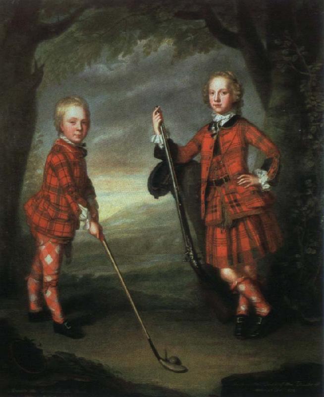 William Blake sir james macdonald and sir alexander macdonald oil painting image